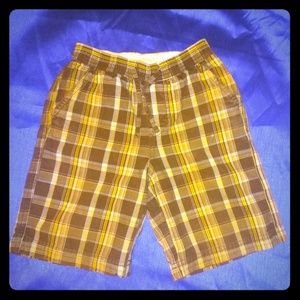 Boys Arizona plaid shorts.